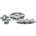 Le Cadeaux Melamine Party Set: 17 pieces