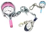 Eikon Tennis Racket Keychain Watch with Clip ~ YOU CHOOSE COLOR