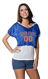 Boise State Broncos Women's Cropped Top Mesh Jersey