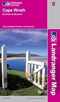 Cape Wrath, Durness and Scourie (OS Landranger Map)