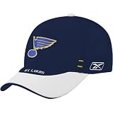 Reebok St Louis Blues Navy Blue NHL Draft Day 1-Fit Flex Fit Hat