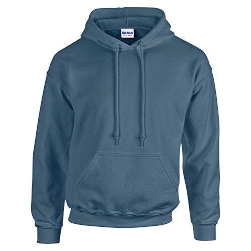 Gildan Heavy Blend 8 oz., 50/50 Hood Sweatshirt-XL (Indigo Blue)