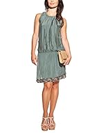 Laura Moretti Vestido Seda (Oliva)