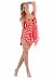 2 PC. Triangle cut chemise with intricate floral embroidery,
