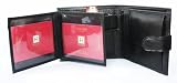 Black designer Soft Hide leather wallet by Prime Hide