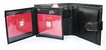 Black designer Soft Hide leather wallet by Prime Hide