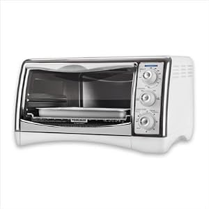 Black and Decker CTO4300W Perfect Broil Countertop Oven, White by Black & Decker