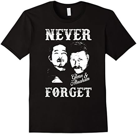 Men's Never Forget G- lenn and A- bra- ham Tshirt XL Black