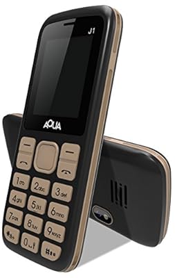 Aqua J1 - Dual SIM Basic Mobile Phone - Gold