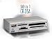 Lian-Li Internal/External Card Reader 50 in 1 Model CR-35A / Silver.