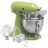 KitchenAid KSM150PSGA Artisan Series 5-Quart Stand Mixer, Green Apple