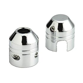 Victory Motorcycles Chrome Brake & Clutch Line Banjo Bolt Cover Set
