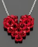 Red Crystal Heart Pendant