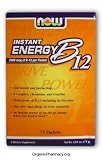 Instant Energy B-12 by NOW Foods - Vitamins (2 mg - 75 Packets Per Box)