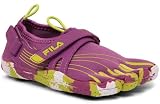 Fila Skele-Toes EZ Slide Slip-On (Toddler/Little Kid/Big kid),Hollyhock/Lime Punch,10 M US Toddler