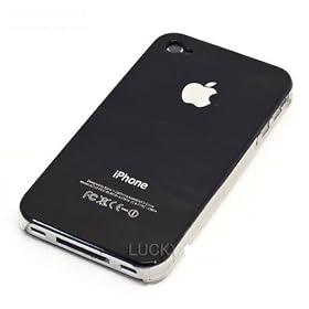 BadBoyz Premium Apple iPhone 4 Black Hard Logo Back Case