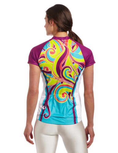 Pearl Izumi Women's Select LTD Short Sleeve Jersey, Fern Scuba Blue, X-Large