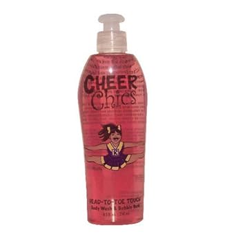 Cheer Chics Head-to-Toe Touch Body Wash and Bubble Bath