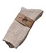 Lian LifeStyle Women's 1 Pair Knitted Wool Socks One Size 7-10
