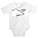 Onesie with running, rodent, jumping, gerbil, tail