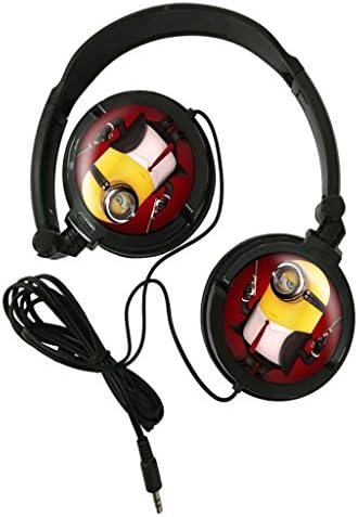 Peano Way Hitman minion Stereo headphones, telescopic adjustable headband headset, soft earmuffs