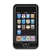 Solid Black Snap On Crystal Hard Cover Case for Apple Ipod Touch Itouch 8GB 16GB 32GB 2G 2nd Generation