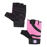 Ladies Amara, Fitness, Cross Training, Rowing, Weight Lifting Gloves - Pink