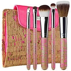 Sephora CARNA'VALE BRUSH CLUTCH 6 Piece Set Full-Size Makeup Brushes