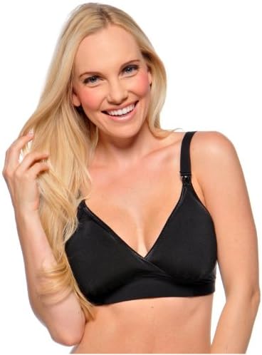 Melinda G Smoothly Divine Nursing Bra - Black-Fab! Curvy Va-Va-Va-Voom