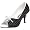 Pinstripe/White Patent