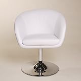 LOUNGE DESIGN SCHALEN SESSEL PURITAN retro polster stuhl C54
