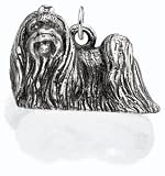 Maltese Dog - 6 Charms Keychain - Gift for Dog Lover