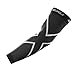 2XU Compression Recovery Arm Sleeves, Black, Small