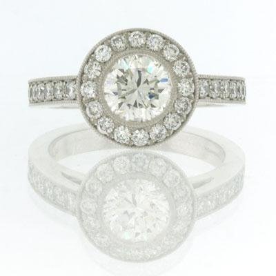 1.95ct Round Brilliant Cut Diamond Engagement 