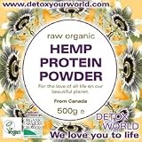 Raw organic Hemp Protein Powder 500g