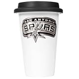 NBA San Antonio Spurs 12-Ounce Double Wall Tumbler with Silicone Lid