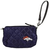 Denver Broncos Quilted Wristlet Purse