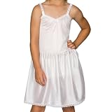 I.C. Collections White Adjustable Nylon Slip