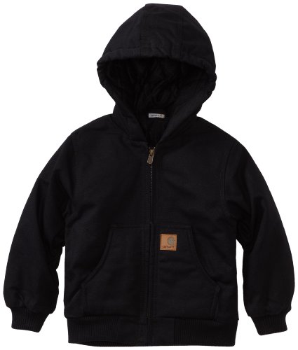 Reviews !!!! for Carhartt Boys 2-7 Active Duck Jacket, Caviar Black, XX-Small-4/5