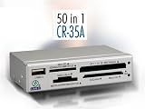 Lian-Li Internal/External Card Reader 50 in 1 Model CR-35A / Silver.