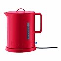 Bodum 5500-04US Ibis Cordless Electric 57-Ounce Water Kettle with Concealed Element, Red