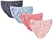 Fruit of the Loom Women's 4-Pack Cotton Fashion Bikini Panties