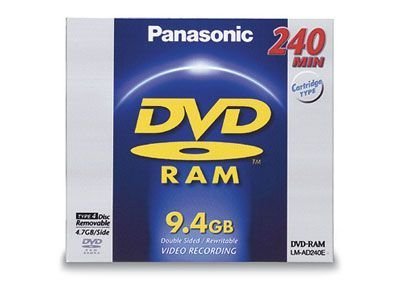 Childrens Toyshop  Electronics : Panasonic 3x speed, 9.4GB, double sided 3 pack DVD-RAM Disc