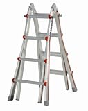Hymer 404216 Teleskopleiter SC 40 Telestep 4 x 4 Sprossen Aluminium