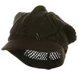 Plain New Rasta Hat-Brown W27S20E