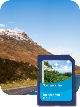 Satmap GPS System Karte Aberdeenshire Preisvergleich