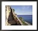 1,000 Steps Limestone Stairway in Cliff, Bonaire, Caribbean Framed Art Poster Print by Greg Johnston, 22x18