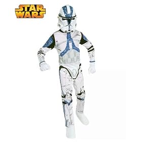 Clone Trooper Costume Child Standard Star Wars - Medium 8-10 md