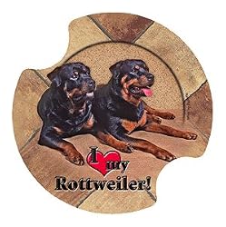 Rottweiler Carsters, Coasters for Your Car
