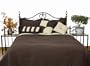 Microfiber California King Comforter Set, Chocolate / Khaki
